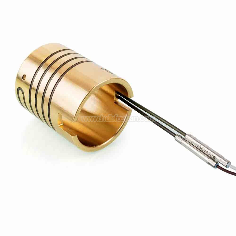 Brass coil heater